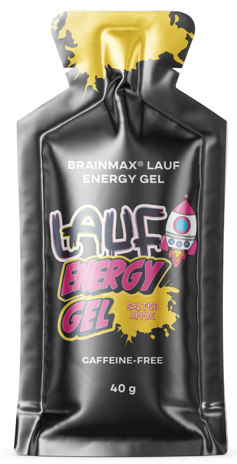 BRAINMAX LAUF Energy Gel Slané jablko bez kofeinu 12 x 40 g