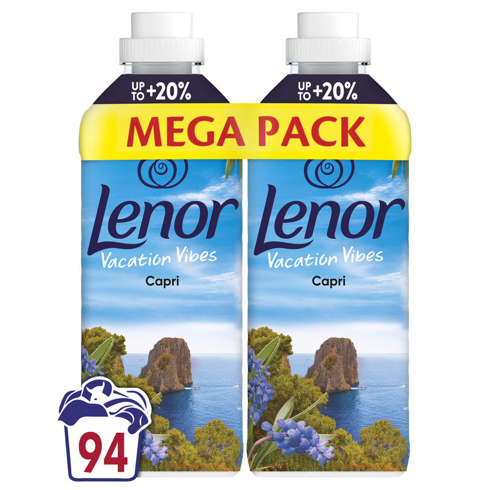 LENOR Aviváž, Capri, 94 praní, 2 x 987 ml