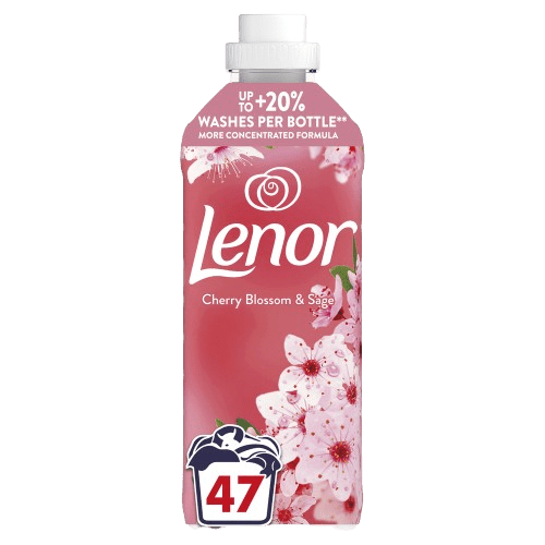LENOR Aviváž, Cherry Blossom & Sage, 47 praní, 987 ml