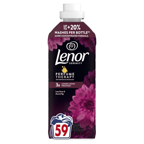 LENOR Aviváž, Lotus Water & Diamond Figs, 59 praní, 1239 ml