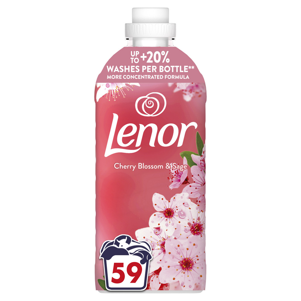LENOR Aviváž 59 Praní, Cherry Blossom & Sage 1.2 l
