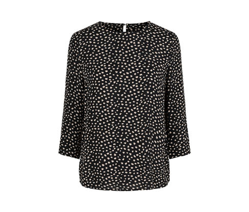 Tchibo - Halenka s potiskem - pro ženy - vel. 34 - barva: černá