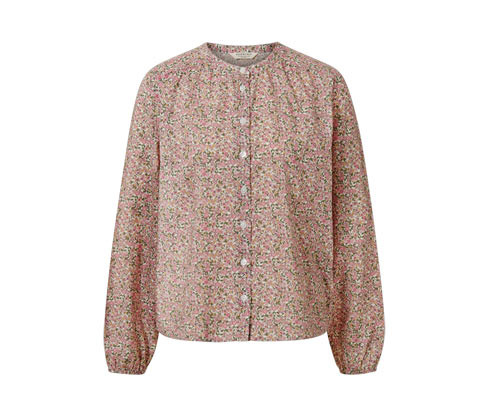 Tchibo - Květovaná halenka - pro ženy - vel. 34 - barva: vícebarevná/květovaný