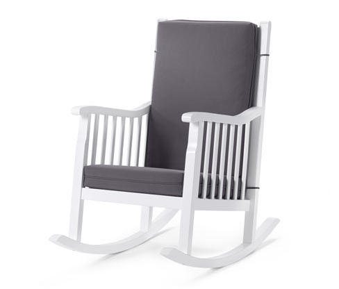 Tchibo - Polstrované houpací křeslo - barva: bílá