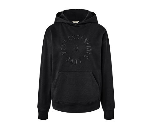 Tchibo - Mikina s kapucí - pro ženy - vel. S 36/38 - barva: černá