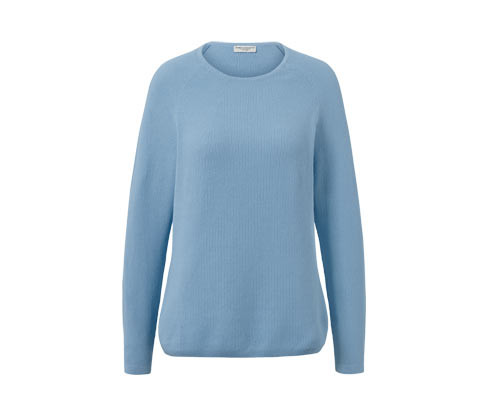 Tchibo - Pletený svetr - pro ženy - vel. S 36/38 - barva: modrá