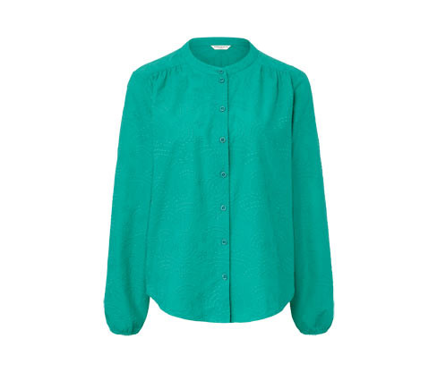 Tchibo - Halenka s výšivkou - pro ženy - vel. 34 - barva: zelená