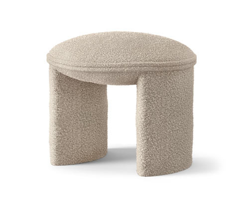 Tchibo - Polstrovaná stolička - barva: bílá