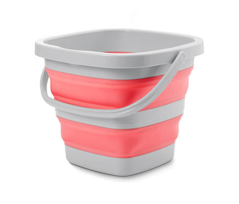 Tchibo - Skládací úklidový kbelík - barva: šedá