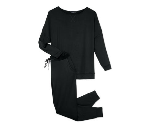 Tchibo - Domácí souprava - pro ženy - vel. S 36/38 - barva: černá