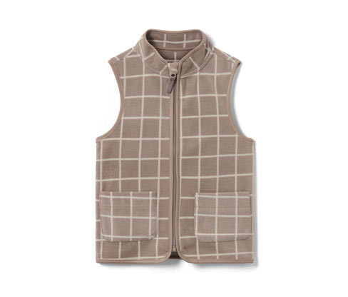 Tchibo - Dětská fleecová vesta - pro ženy - vel. 86/92 - barva: béžová