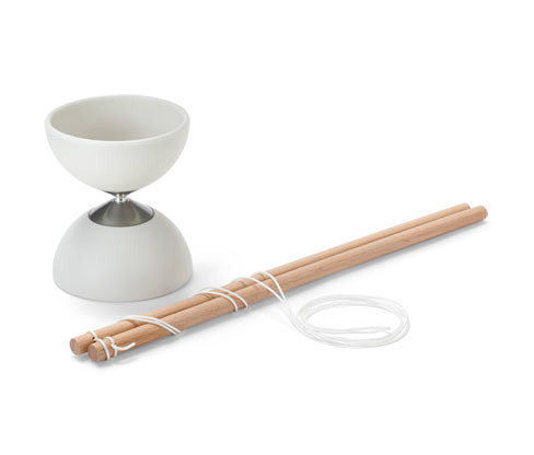 Tchibo - Diabolo »Glow in the dark« - barva: bílá