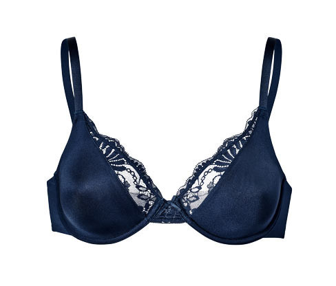 Tchibo - Podprsenka s kosticemi - pro ženy - vel. 75B - barva: modrá