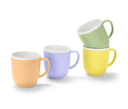 Tchibo - Hrnky - barva: bílá