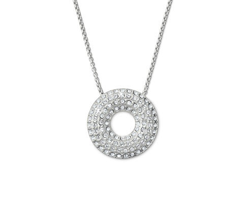 Tchibo - Řetízek Sparkle Donut - barva: bílá