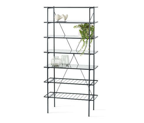 Tchibo - Regál - barva: černá