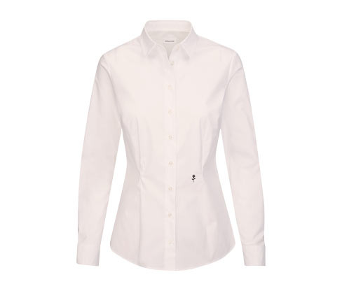 Tchibo - Halenka slim fit Seidensticker - pro ženy - vel. 36 - barva: bílá