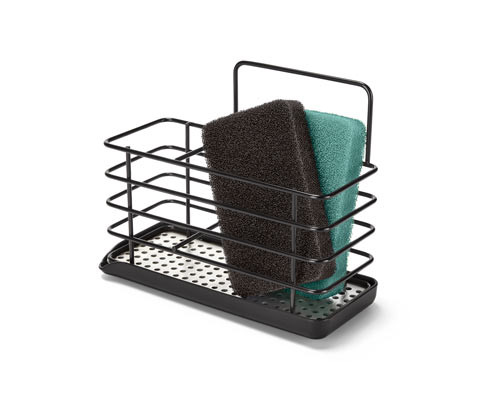 Tchibo - Kovový stojan na mycí potřeby - barva: černá