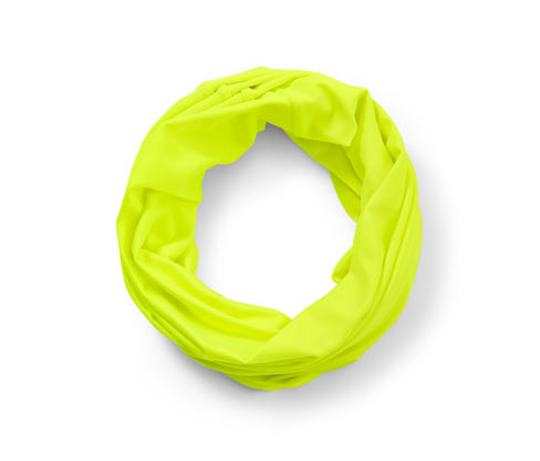 Tchibo - Multifunkční šátek - barva: žlutá