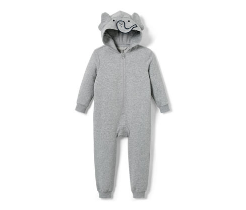 Tchibo - Dětský pohodlný overal - pro ženy - vel. 86/92 - barva: šedá