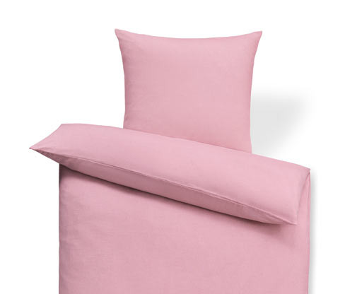 Tchibo - Lněné povlečení - barva: růžová
