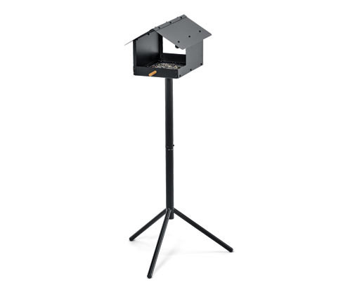 Tchibo - Krmítko pro ptáky včetně stojanu - barva: černá