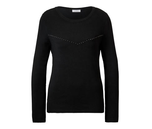 Tchibo - Svetr z jemné pleteniny - pro ženy - vel. S 36/38 - barva: černá