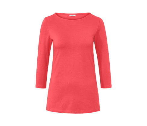 Tchibo - Triko s 3/4 rukávem - pro ženy - vel. S 36/38 - barva: červená