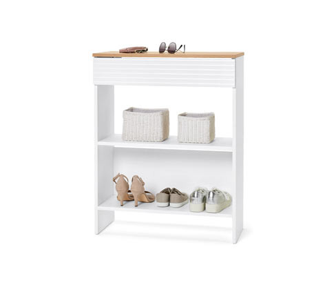 Tchibo - Konzolová skříňka se zásuvkou - barva: bílá