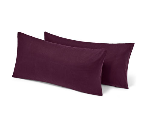 Tchibo - Žerzejové povlaky na polštář - barva: fialová