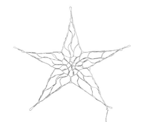 Tchibo - Silueta s LED »Hvězda« - barva: černá