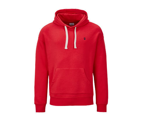 Tchibo - Mikina s kapucí - pro muže - vel. S 44/46 - barva: červená