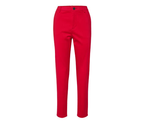 Tchibo - Kalhoty chino - pro ženy - vel. 36 - barva: červená