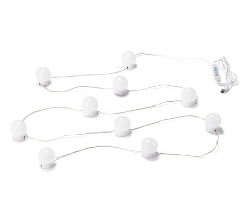 Tchibo - Světelný řetěz LED s USB - barva: bílá