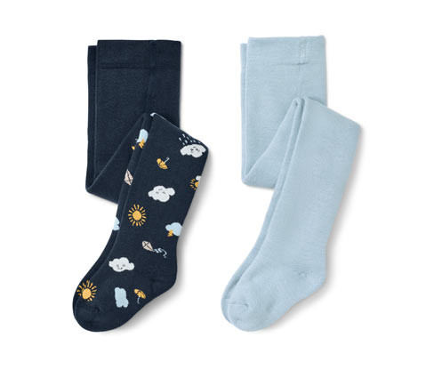 Tchibo - Dětské termopunčocháče - pro ženy - vel. 86/92 - barva: modrá