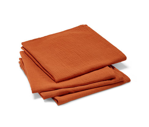 Tchibo - Mušelínové ubrousky - barva: hnědá