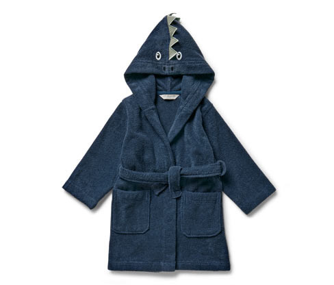 Tchibo - Dětský župan - pro ženy - vel. 86/92 - barva: modrá