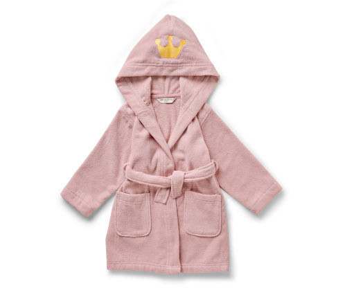 Tchibo - Dětský župan - pro ženy - vel. 86/92 - barva: růžová