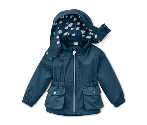 Tchibo - Parka - pro dívky - vel. 86/92 - barva: modrá