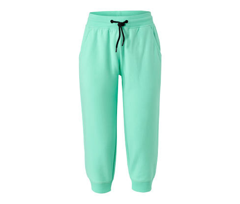 Tchibo - 3/4 sportovní kalhoty - pro ženy - vel. XS 32/34 - barva: zelená