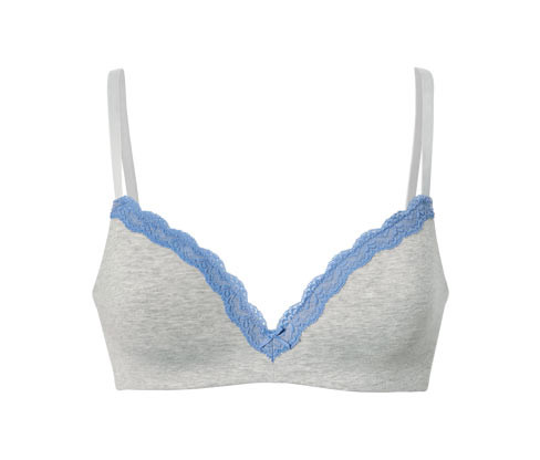Tchibo - Podprsenka s měkkými košíčky - pro ženy - vel. 75A - barva: šedá