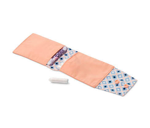 Tchibo - Taštička na hygienické potřeby - barva: oranžová