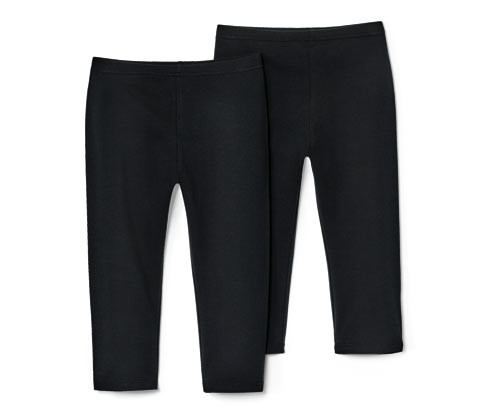 Tchibo - Dětské 3/4 legíny - vel. 122/128 - barva: černá