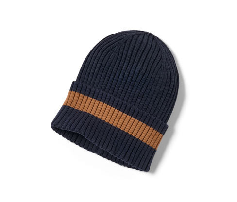 Tchibo - Pletená čepice - pro ženy - vel. 49-52 cm - barva: modrá
