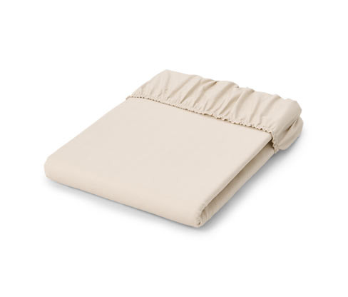 Tchibo - Napínací prostěradlo z jemného flanelu - barva: béžová