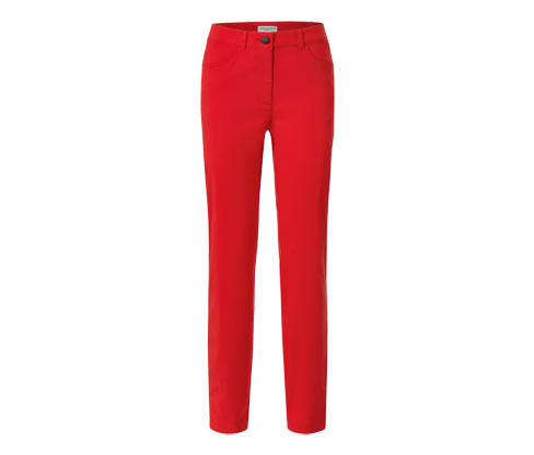 Tchibo - Bengalínové kalhoty - pro ženy - vel. 36 - barva: červená