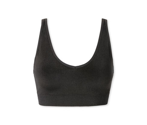 Měkká podprsenka s vycpávkami Schiesser - pro ženy - vel. S - barva: černá