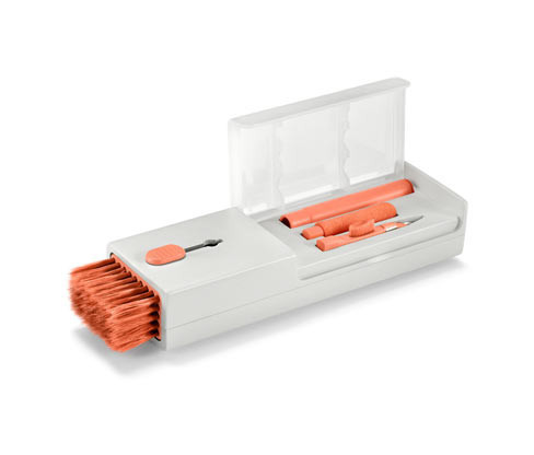 Tchibo - Sada na čištění psacího stolu 4 v 1 - barva: šedá