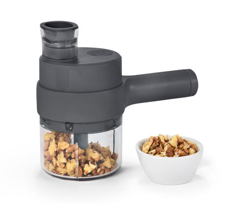 Tchibo - Akumulátorový multifunkční sekáček - barva: šedá