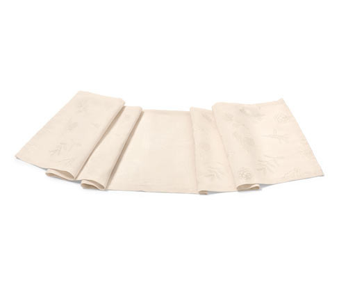 Tchibo - Žakárový běhoun na stůl - barva: béžová